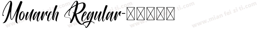 Monarch Regular字体转换